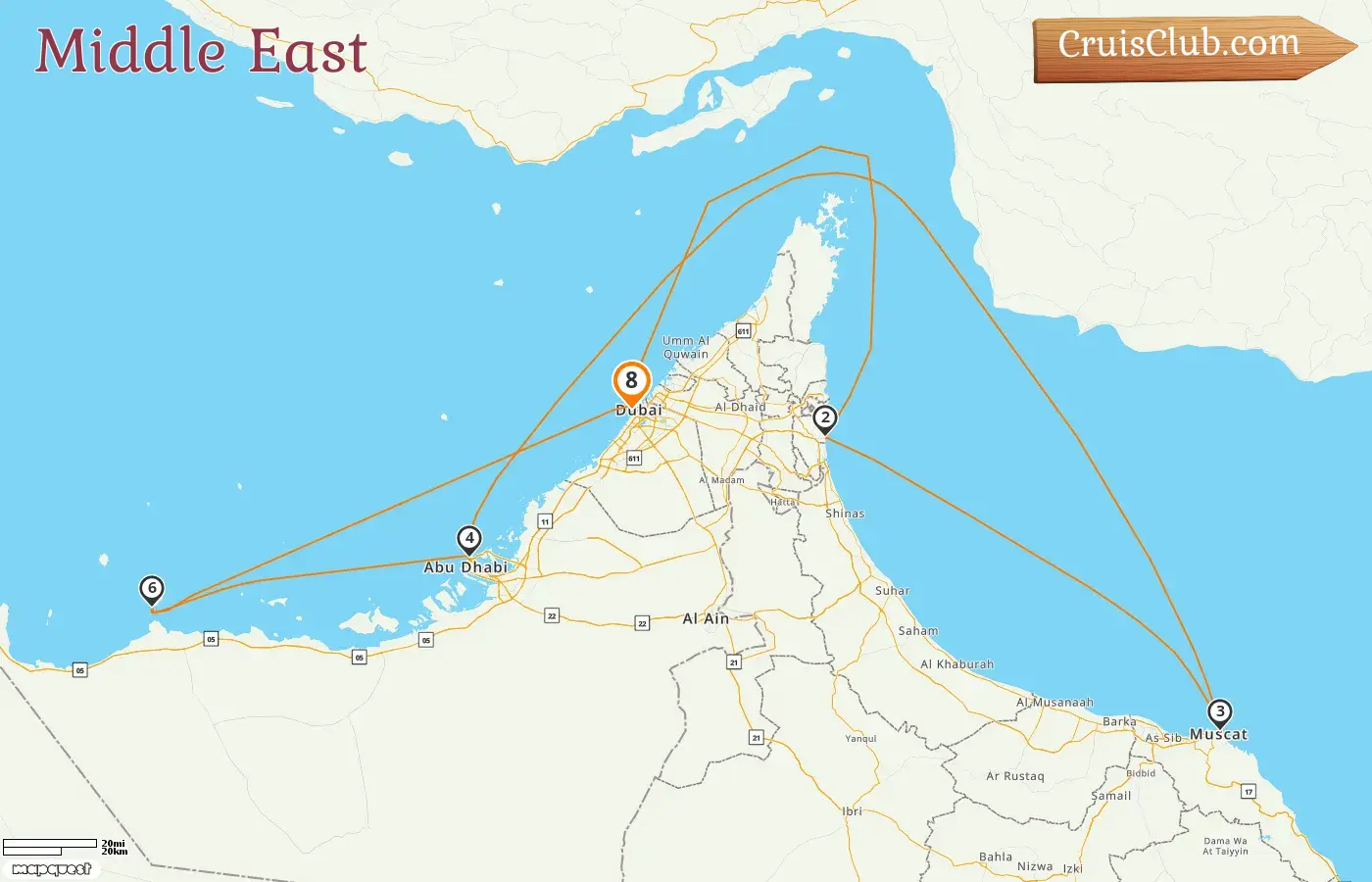 MSC Opera Middle East Cruise