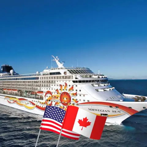 Croisière en Alaska au départ de Seattle à bord du navire Norwegian Sun avec des visites aux États-Unis et au Canada pendant 11 jours