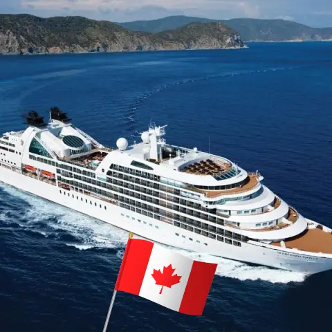 Croisière en Amérique du Nord depuis Montréal à bord du navire Seabourn Quest avec des visites au Canada et à Saint-Pierre-et-Miquelon pendant 13 jours