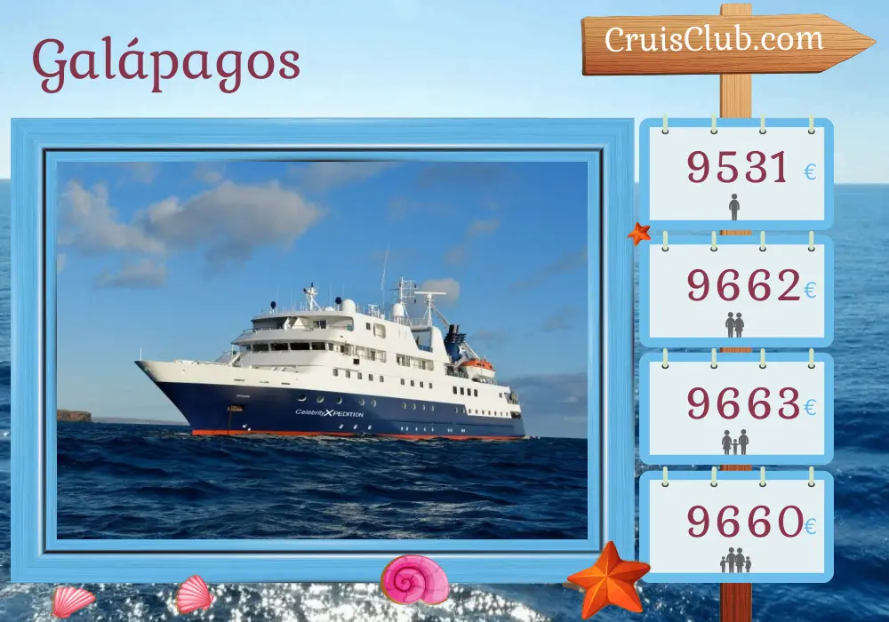 Galapagos-Kreuzfahrt ab Baltra an Bord des Celebrity Xpedition-Schiffes mit Besuchen in Ecuador und Panama für 8 Tage