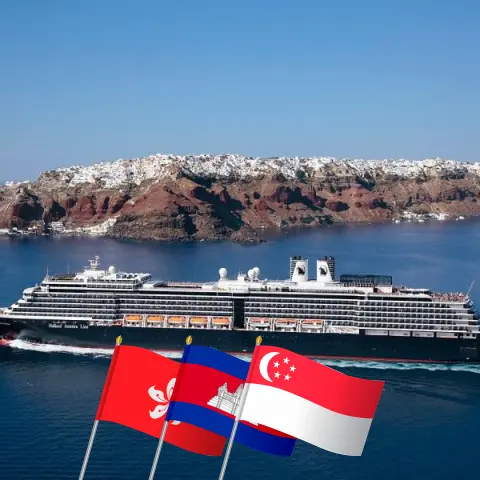 Круиз по Азии из Гонконга в Сингапур на судне "Westerdam" с посещениями Гонконга, Вьетнама, Камбоджи, Таиланда и Сингапура на 14 дней