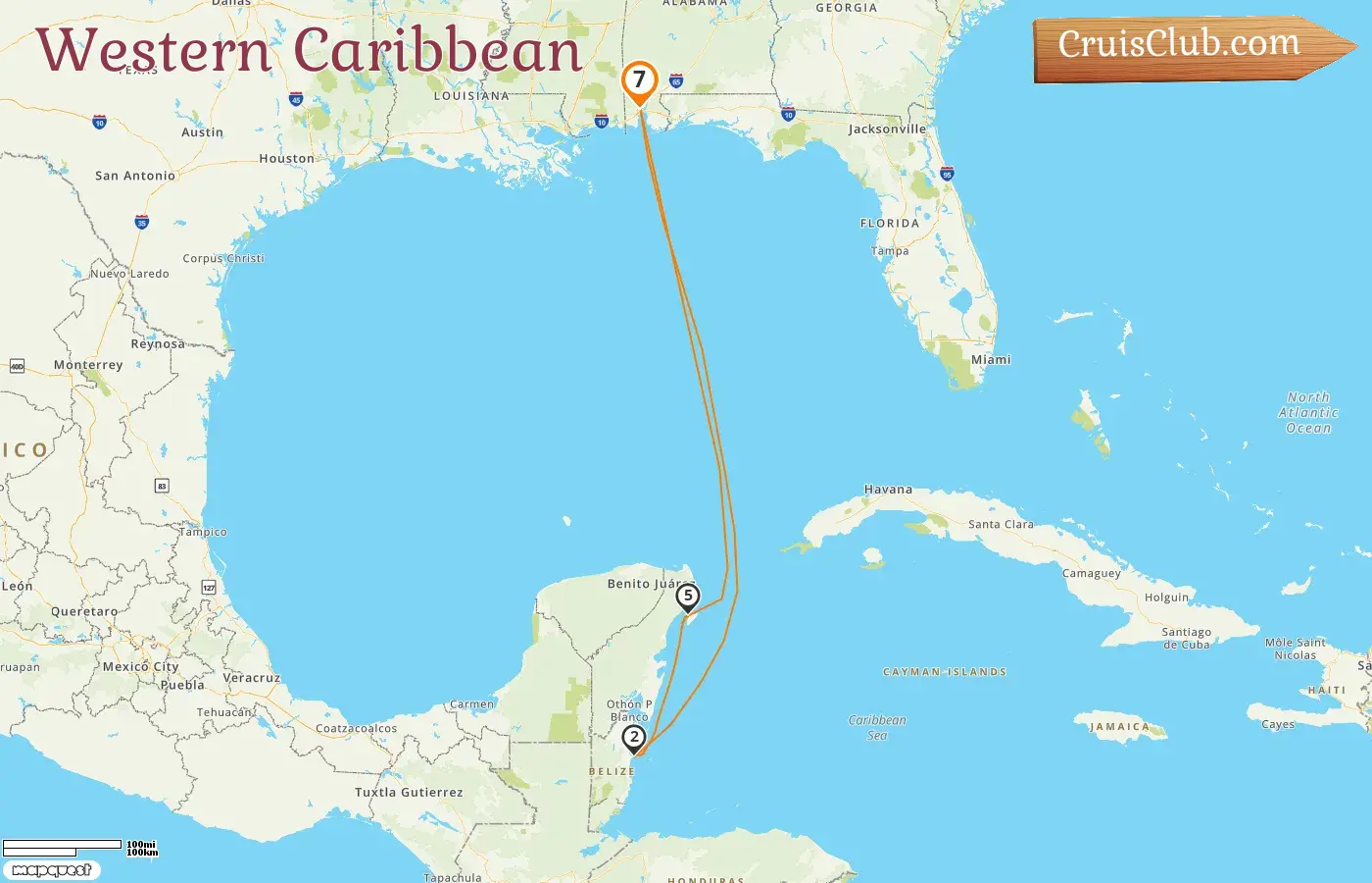 Carnival Spirit Cruise in the Western Caribbean