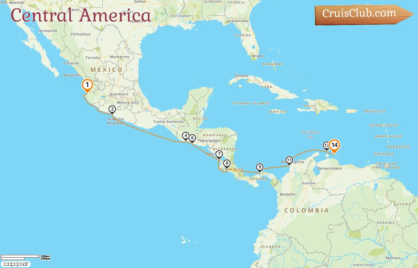 Central America Cruise aboard Vasco da Gama