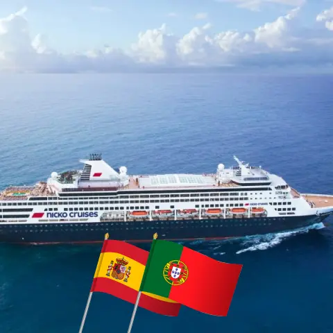 Cruzeiro no Transatlântico de Willemstad a Lisboa a bordo do navio Vasco da Gama com visitas a Curaçao, Granada, Barbados, Espanha e Portugal por 17 dias