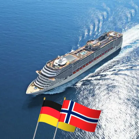 Kreuzfahrt im Norden von Hamburg an Bord des Schiffes MSC Preziosa mit Besuchen in Deutschland und Norwegen für 15 Tage