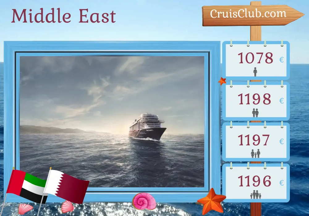 Middle East Cruise: Dubai, UAE - Mein Schiff 2 - United Arab Emirates, Saudi Arabia, and Qatar - 8 days