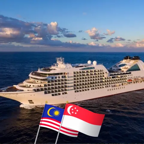 Croisière en Asie de Dubaï à Singapour à bord du navire Seabourn Encore avec des visites aux Émirats arabes unis, en Inde, en Indonésie, en Thaïlande, en Malaisie, à Singapour, au Cambodge et au Vietnam pendant 31 jours