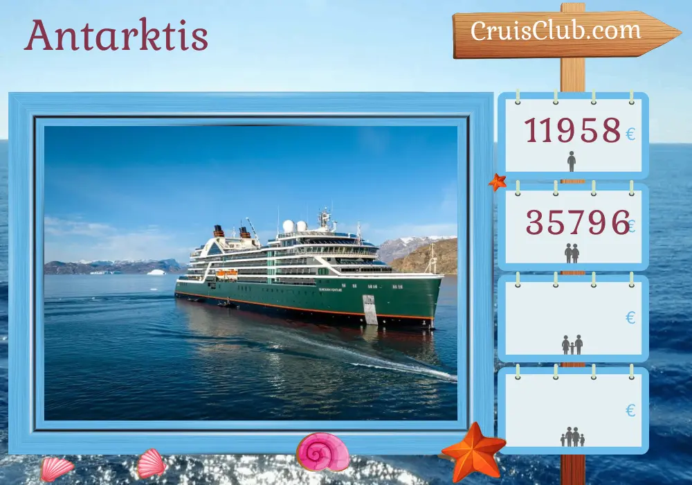 Kreuzfahrt in der Antarktis ab Ushuaia an Bord des Schiffs Seabourn Venture mit Besuchen in Argentinien für 14 Tage