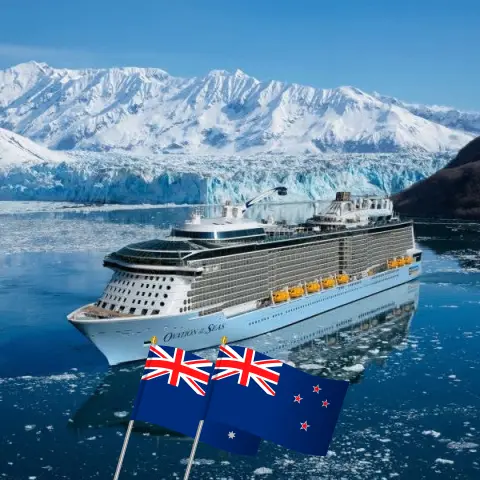 Cruzeiro na Nova Zelândia saindo de Sydney a bordo do navio Ovation of the Seas com visitas à Austrália e à Nova Zelândia durante 13 dias