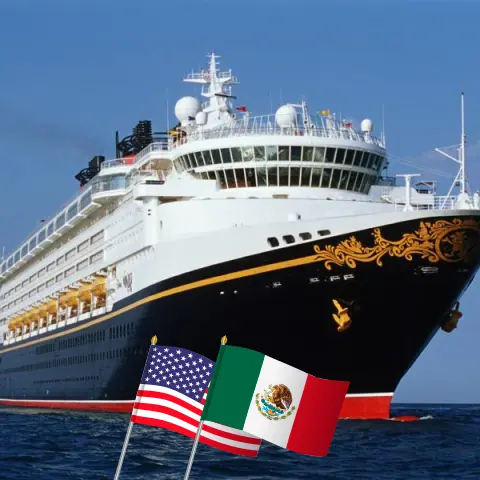 Cruce en México desde San Diego a bordo del barco Disney Wonder con visitas a Estados Unidos y México durante 5 días