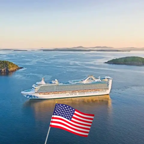 Croisière dans les Caraïbes au départ de Fort Lauderdale à bord du navire Caribbean Princess avec des visites aux États-Unis, aux Bahamas, à Porto Rico et en République dominicaine pendant 8 jours