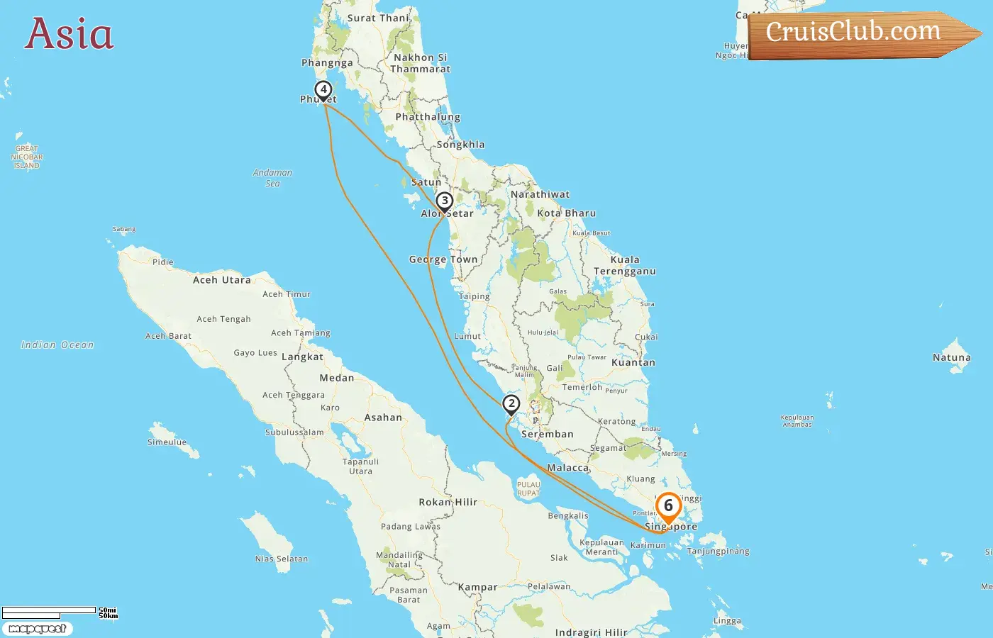 Spectrum of the Seas cruise: Asia from Singapore