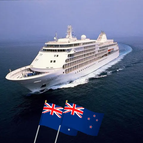 Cruzeiro na Nova Zelândia de Sydney para Auckland a bordo do navio Silver Whisper com visitas à Austrália e à Nova Zelândia por 17 dias