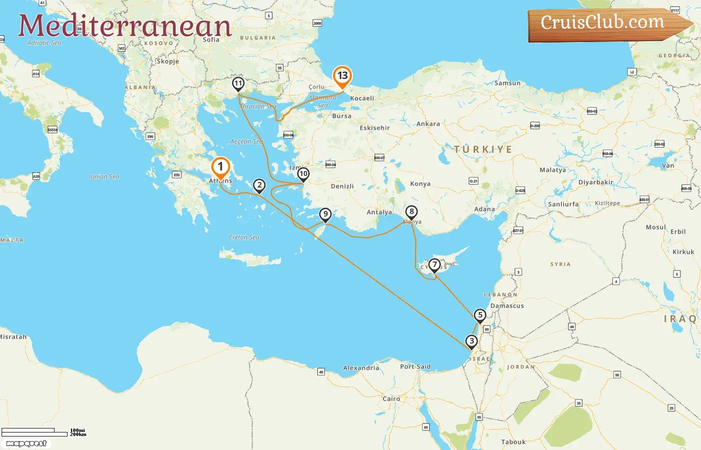 Seven Seas Grandeur - Kreuzfahrt im Mittelmeer von Piräus nach Istanbul mit Besuchen in Griechenland, Israel, Zypern und der Türkei für 13 Tage