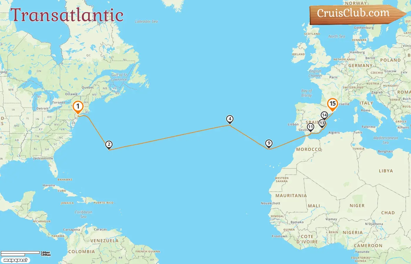 Transatlantic Cruise aboard Seven Seas Grandeur