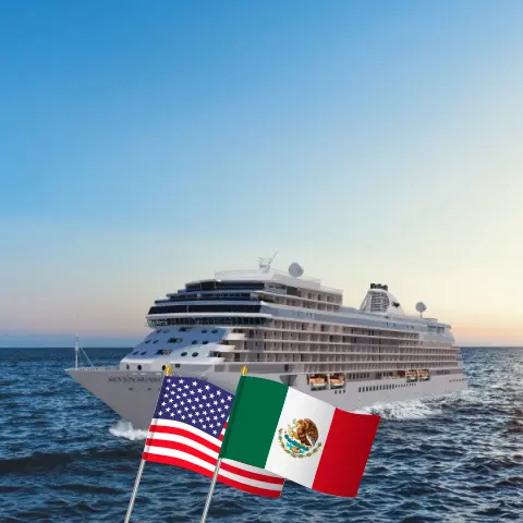 Cruzeiro no Caribe Ocidental a partir de Miami a bordo do navio Seven Seas Grandeur com visitas aos Estados Unidos, Ilhas Cayman, México, Belize, Guatemala e Honduras por 11 dias