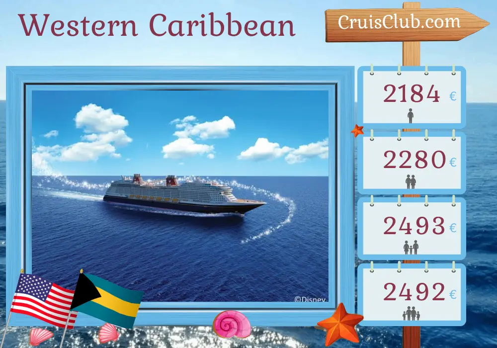 Disney Wish Cruise in the Western Caribbean