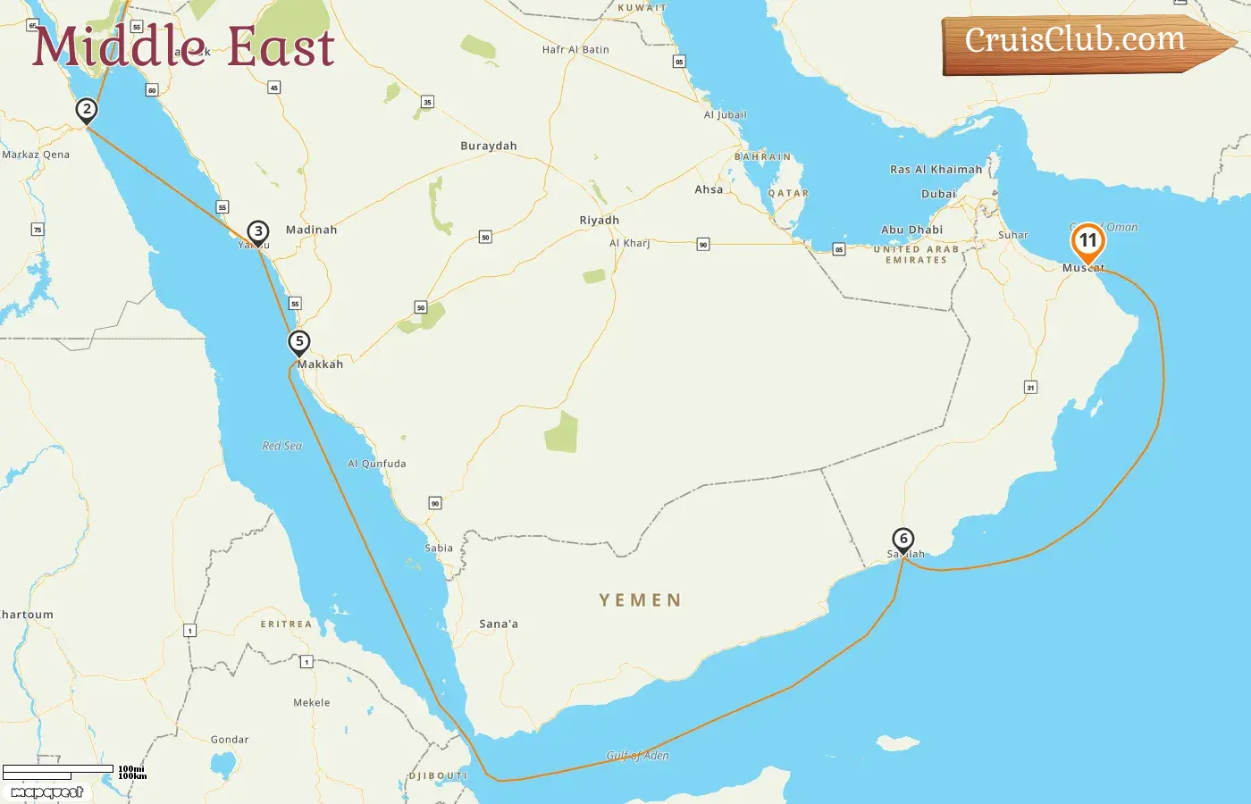 Silver Moon Middle East Cruise
