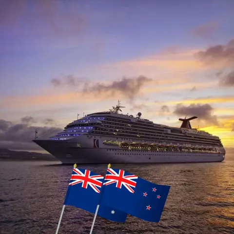Kreuzfahrt in Neuseeland von Sydney an Bord des Schiffes Carnival Splendor mit Besuchen in Australien und Neuseeland für 12 Tage