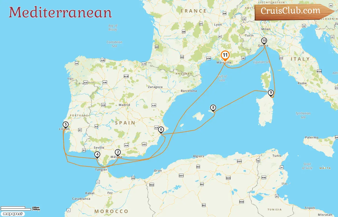 MSC Orchestra Mediterranean Cruise