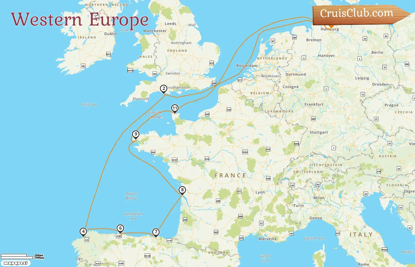 Western Europe Cruise