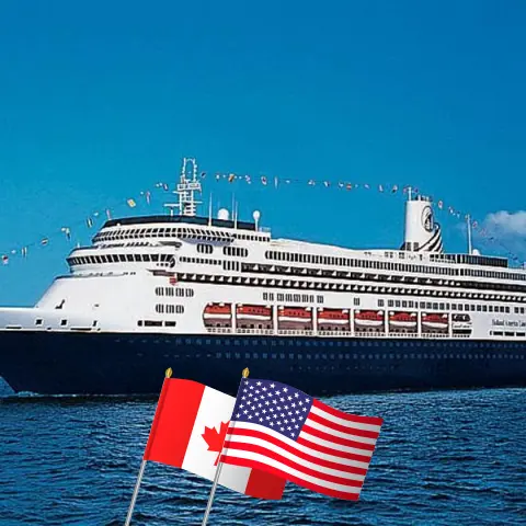 Crucero por el Oeste de América desde Vancouver a bordo del barco Zaandam con visitas a Canadá y Estados Unidos durante 5 días