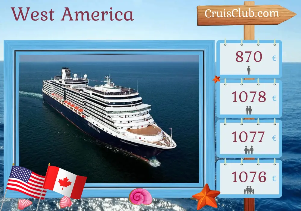 Nieuw Amsterdam West Coast America Cruise