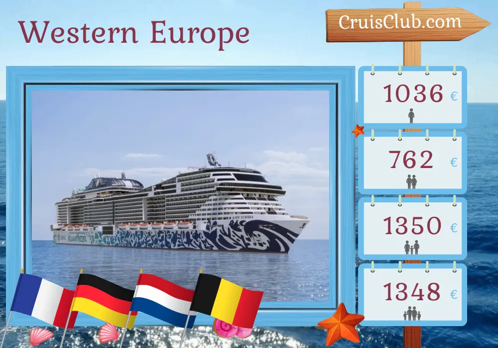 MSC Euribia Western Europe Cruise