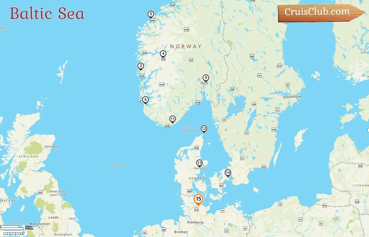 Baltic Sea Cruise from Kiel aboard AIDAnova ship
