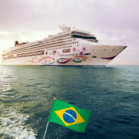 Crucero en Sudamérica desde Buenos Aires a Rio de Janeiro a bordo del barco Norwegian Star con visitas a Argentina, Uruguay y Brasil durante 11 días