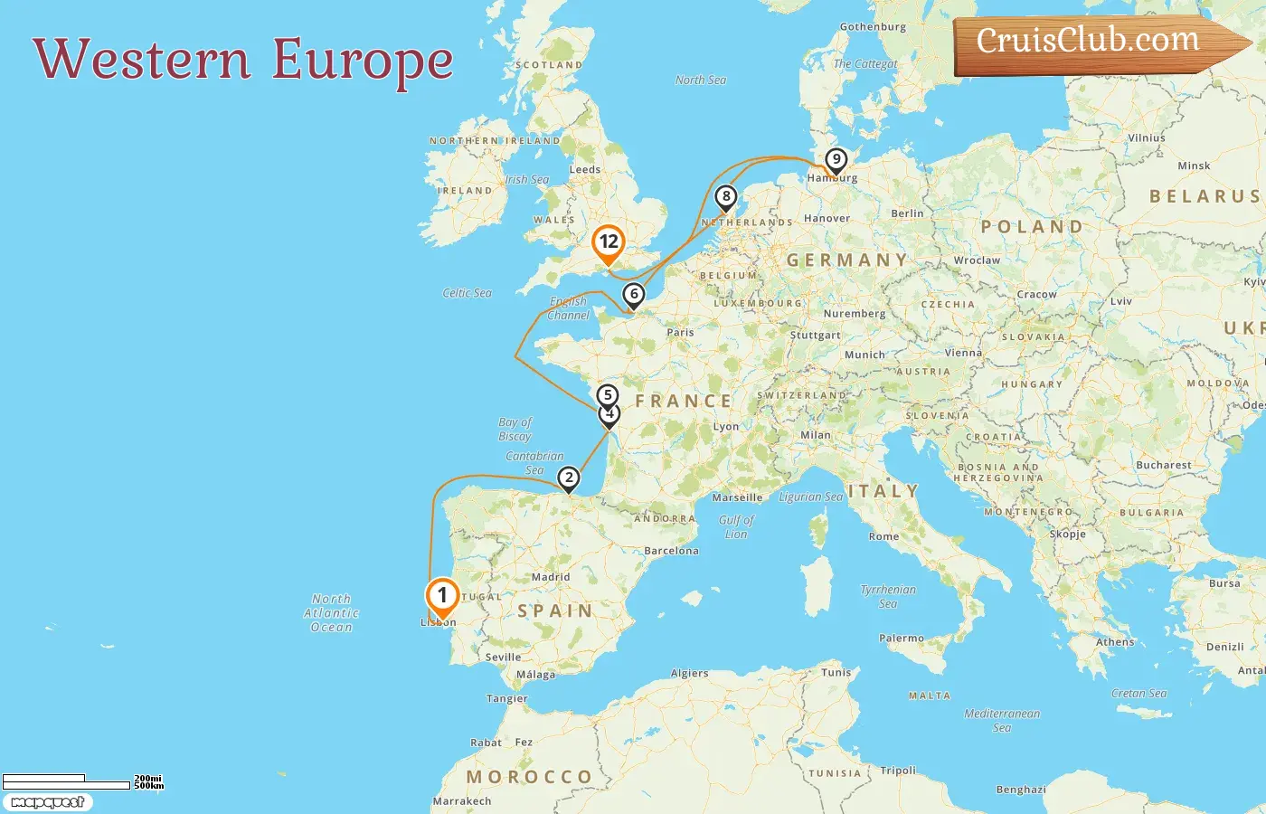 Western Europe Cruise