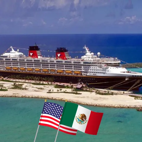 Croisière dans les Caraïbes occidentales au départ de La Nouvelle-Orléans à bord du navire Disney Magic avec escales aux États-Unis et au Mexique pendant 5 jours