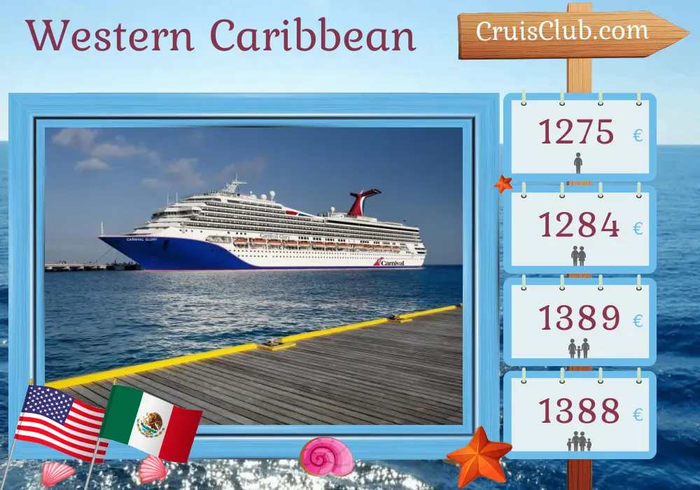 Carnival Glory Western Caribbean Cruise