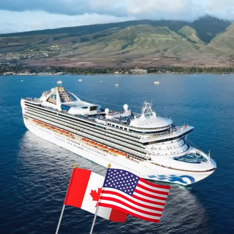 Crucero en Alaska desde Vancouver a bordo del barco Grand Princess con visitas a Canadá y Estados Unidos durante 15 días