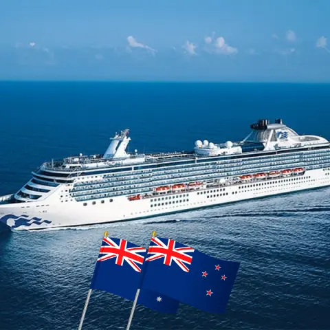 Kreuzfahrt in Neuseeland ab Brisbane an Bord des Coral Princess-Schiffs mit Besuchen in Australien und Neuseeland für 15 Tage