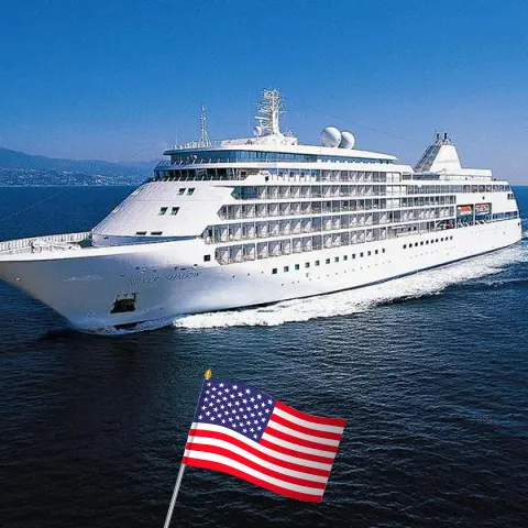 Cruzeiro no Caribe Oriental de Fort Lauderdale para Bridgetown a bordo do navio Silver Shadow com visitas aos Estados Unidos, Porto Rico, Guadalupe, Santa Lúcia, São Vicente e Granadinas e Barbados por 10 dias