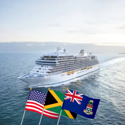 Croisière dans les Caraïbes au départ de Galveston à bord du navire Seven Seas Splendor avec des escales aux États-Unis, en Jamaïque, en République dominicaine, à Porto Rico, dans les îles Vierges britanniques, à Saint-Barthélemy et aux îles Caïmans pendant 18 jours