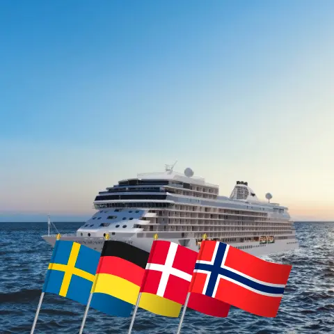 Cruise in the Baltic Sea from Stockholm to Oslo aboard Seven Seas Grandeur ship with visits to Sweden, Germany, Denmark, and Norway for 11 days