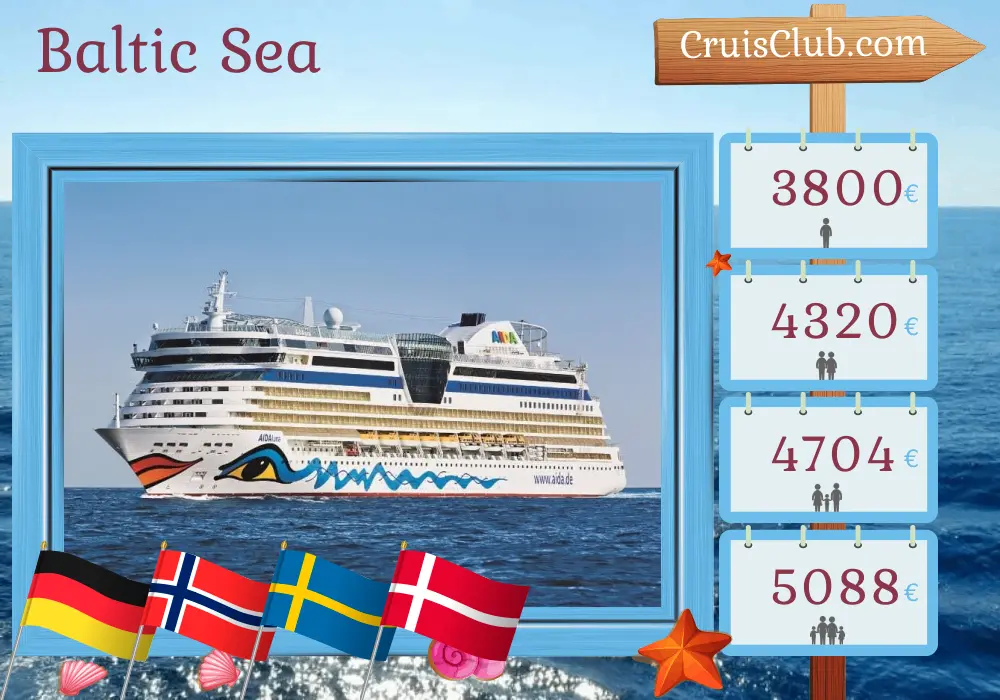 Baltic Sea Explorer Cruise on AIDAluna for 15 days