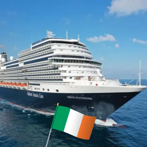 Cruise in the British Isles from Dover aboard Nieuw Statendam ship with visits to Ireland for 16 days
