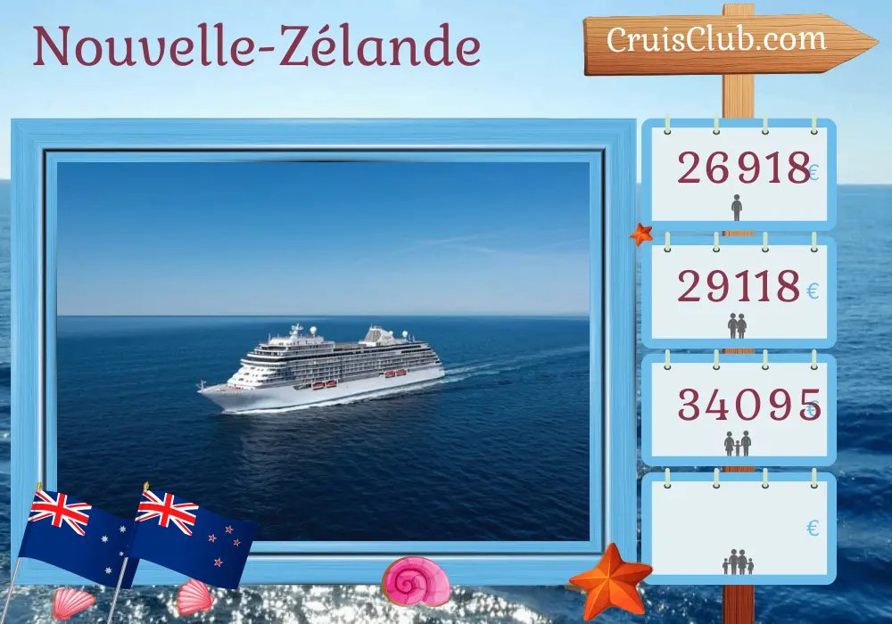 Croisière en Nouvelle-Zélande de Sydney à Auckland à bord du navire Seven Seas Explorer avec des visites en Australie et en Nouvelle-Zélande pendant 17 jours