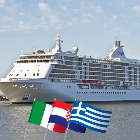 Crucero en el Mediterráneo de Trieste a Estambul a bordo del barco Seven Seas Voyager con visitas a Italia, Croacia, Grecia y Turquía durante 13 días