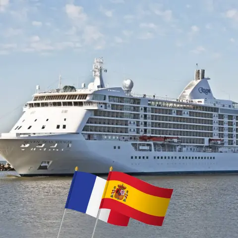 Морской круиз "Западная Европа от Ле Орва в Барселону на борту судна Seven Seas Voyager с посещением Франции и Испании в течение 10 дней