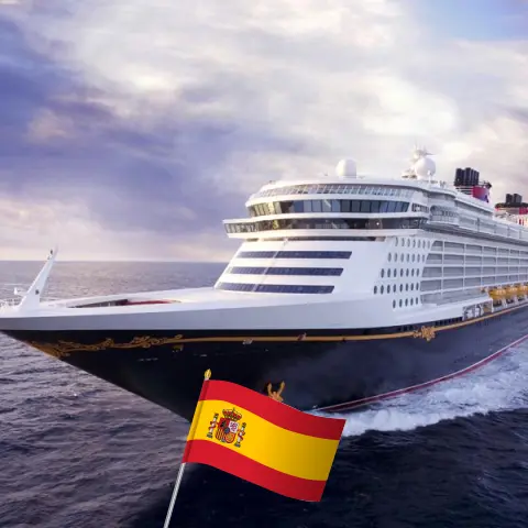 Cruzeiro na Europa Ocidental de Southampton a bordo do navio Disney Dream com visitas à Espanha por 6 dias