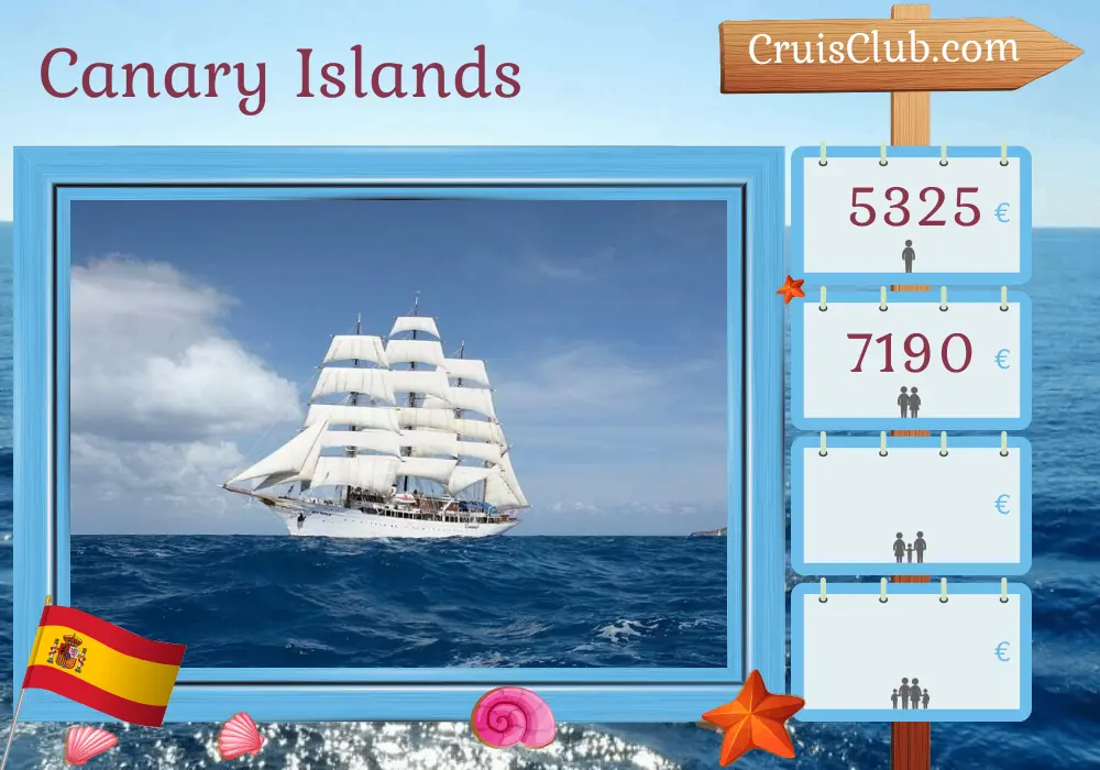 Sea Cloud Canary Islands Cruise