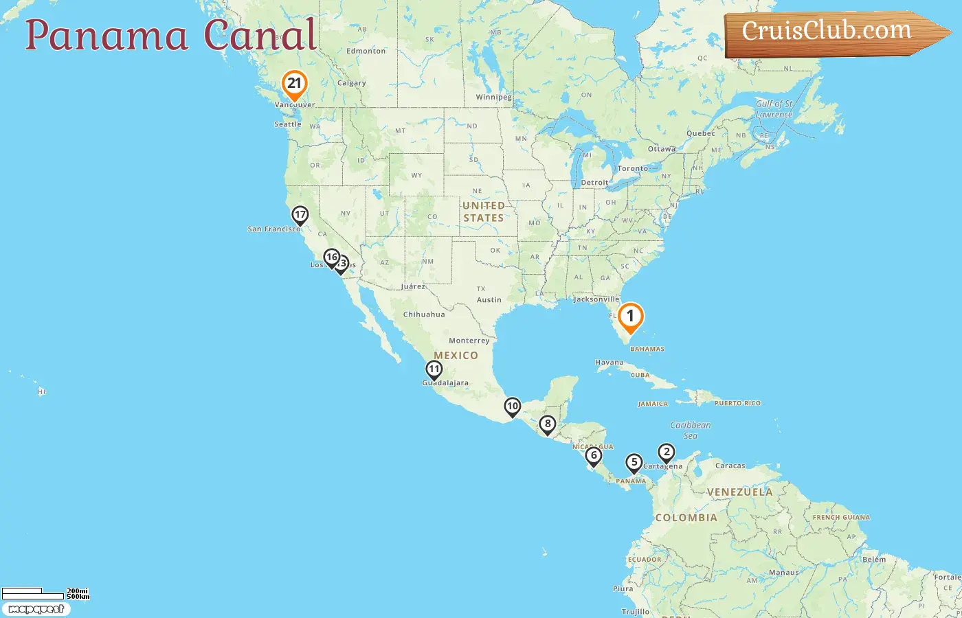 Panama Canal cruise