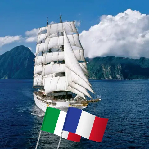 Cruise in the Mediterranean from Naples to Civitavecchia aboard Sea Cloud II ship with visits to Italy and France for 6 days