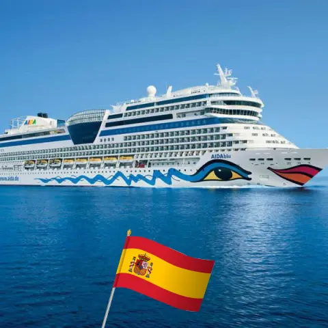 Kreuzfahrt auf den Kanarischen Inseln von Puerto del Rosario nach Las Palmas an Bord des AIDAblu-Schiffs mit Besuchen in Spanien für 10 Tage