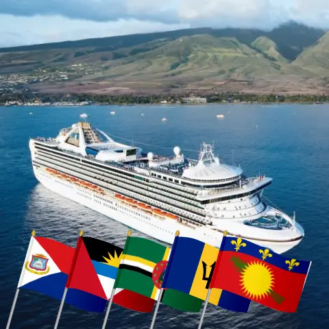 Kreuzfahrt in der östlichen Karibik ab Saint John an Bord des Schiffes Grand Princess mit Stops in Puerto Rico, Dominica, Barbados und Guadeloupe für 15 Tage