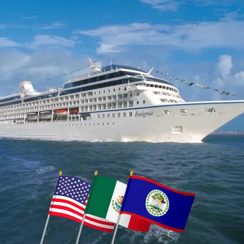 Kreuzfahrt im Panamakanal von Miami nach Panama-Stadt an Bord des Schiffes Oceania Insignia mit Zwischenstopps in den USA, Mexiko, Belize, Honduras, Costa Rica und Panama für 11 Tage